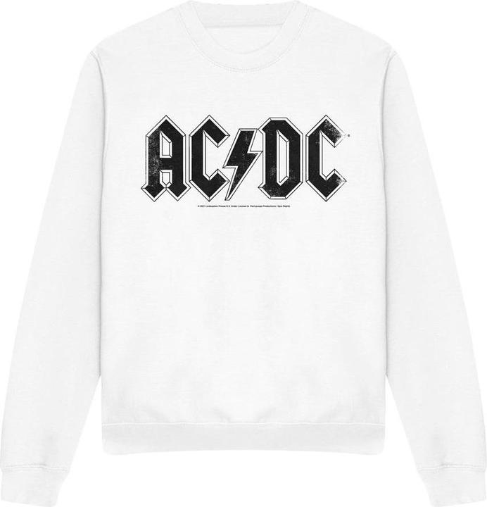 Actual product image AC/DC Unisex Adult Logo Sweatshirt (S)