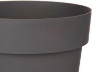 Actual product image Ibergarden gray plastic pot 18cm diameter (18 cm)
