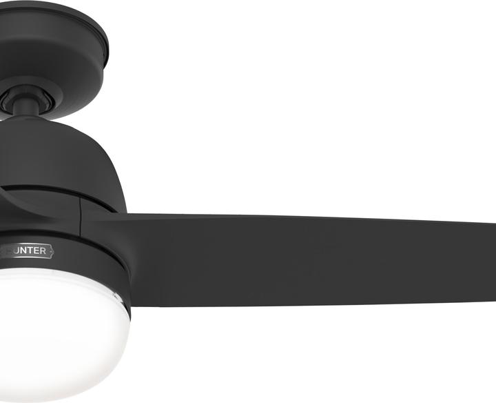 Produktbild Hunter Fans Outdoor Deckenventilator Seawave Schwarz mit Licht (45.70 dB)