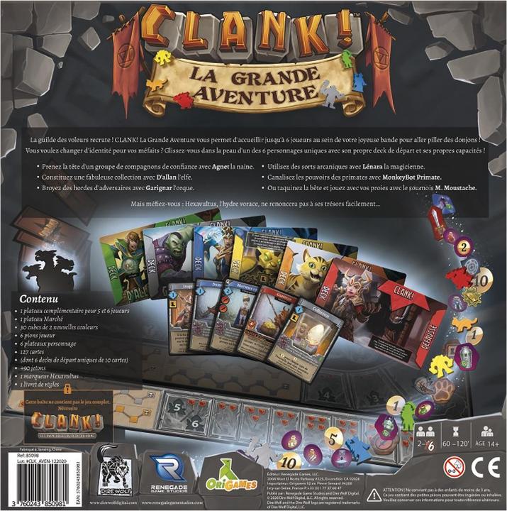 Image du produit Origames Clank La Grande Aventure f (Français)