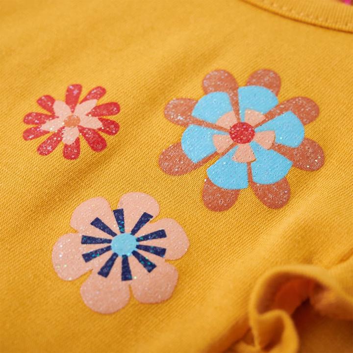 Produktbild VidaXL Kinder-Langarmshirt Dunkelocker 104,Material: 95 (104)