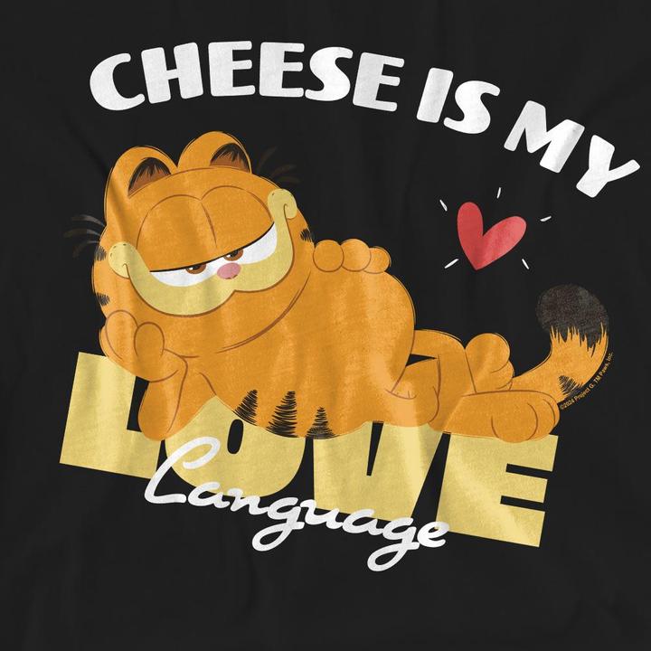 Immagine prodotto Garfield Cheese Is My Love Language Maglietta Adulto Unisex (M)