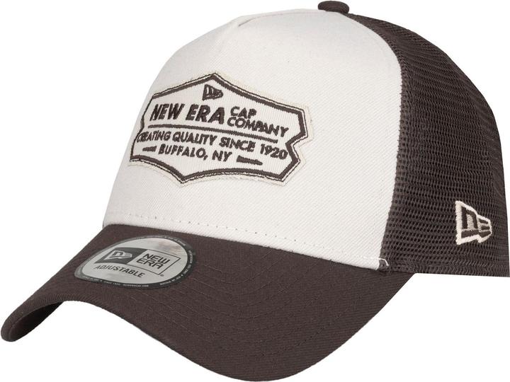 Immagine prodotto New Era Cappello Trucker regolabile - RETRO PATCH marrone / beige (Taglia unica)