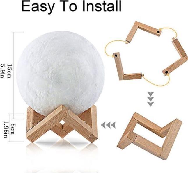 Produktbild MU Classic 3D Mondlampe
