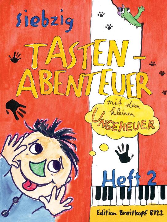 Actual product image 70 Tastenabenteuer mit dem kleinen Ungeheuer Heft 2 (German, Karin Daxbuck, Elisabeth Haas, Veronika. Weinhandl, Rosemarie Treza, Martina tailor, 2001)