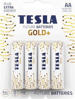 Tesla - baterie AA GOLD+, 4ks, LR06 (4 Stk., AA, 2700 mAh)