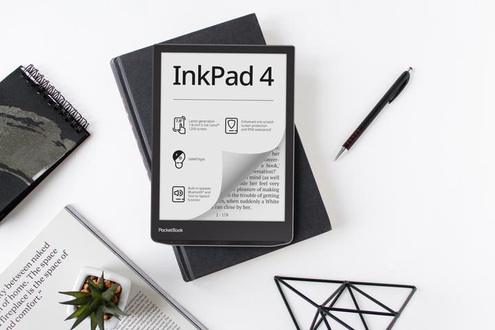 Produktbild PocketBook InkPad 4 (7.80", 32 GB, Stardust Silver)
