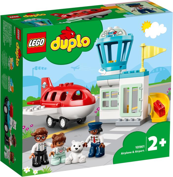Produktbild LEGO Flugzeug und Flughafen (10961)