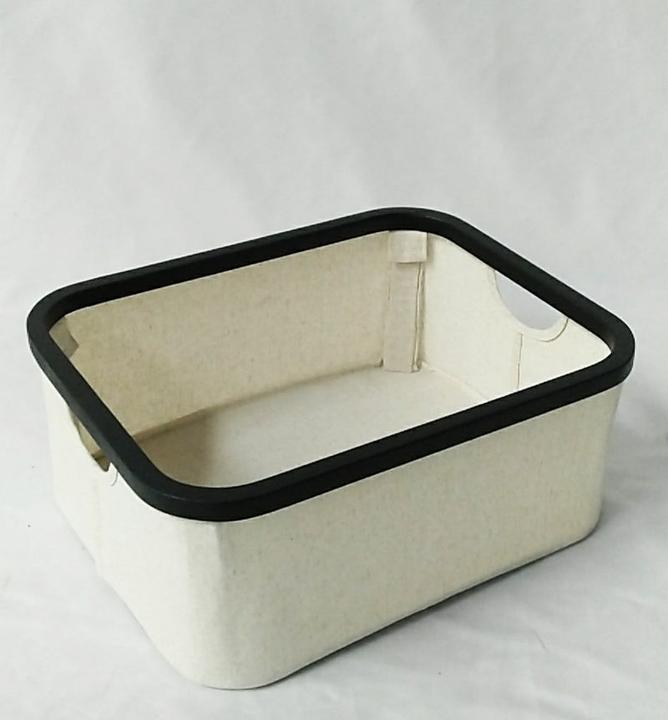 Image du produit Quax Panier de rangement pour table à langer, taille moyenne, blanc