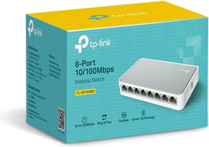 Actual product image TP-Link Tl-Sf1008d (8 Ports)