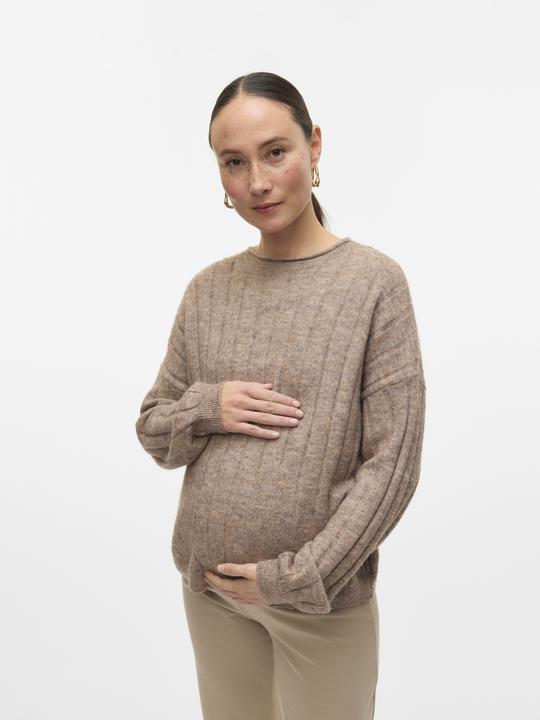 Image du produit Vero Moda Maternity Coupe normale Pull à col rond Haut tricoté (M)