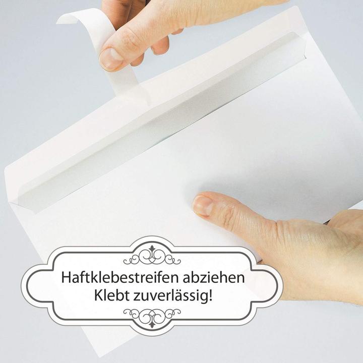 Image du produit Tatmotive Briefumschläge DIN lang mit Fenster (1000 Stück) (DIN long (11 x 22 cm), 1000 x)