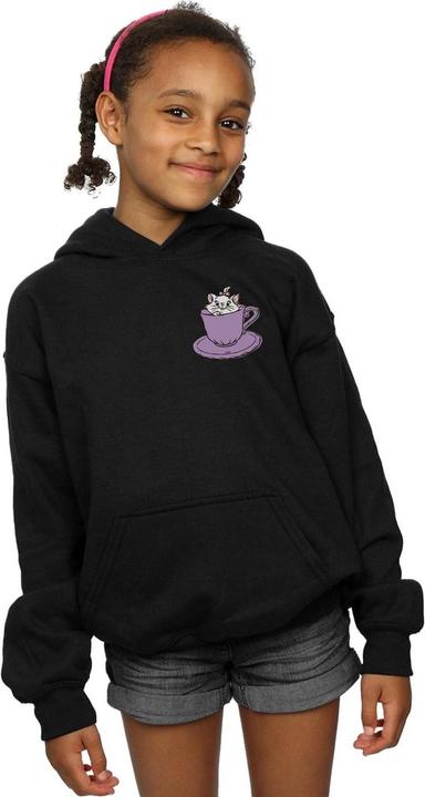 Immagine prodotto Disney Aristocats Marie In Cup Breast Print Felpa con Cappuccio Ragazze (116)