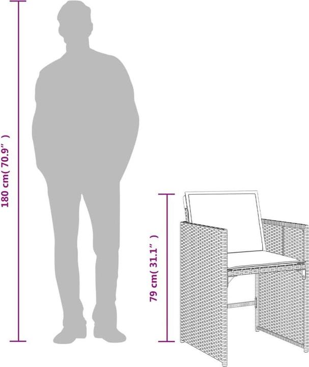 Actual product image VidaXL Neckarbischofsheim (106 cm)