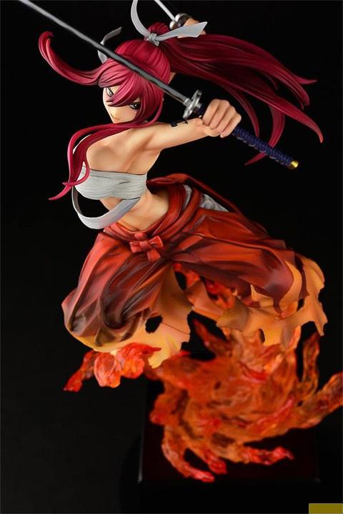 Actual product image Orca Fairy Tail statuette 1/6 Erza Scarlet Samurai Ver. Kurenai 43 cm