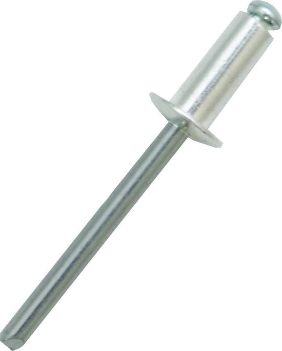 Immagine prodotto Rs Pro Rivetto cieco, Ø 6,4mm x 20mm, argento, alluminio, acciaio 6,5mm