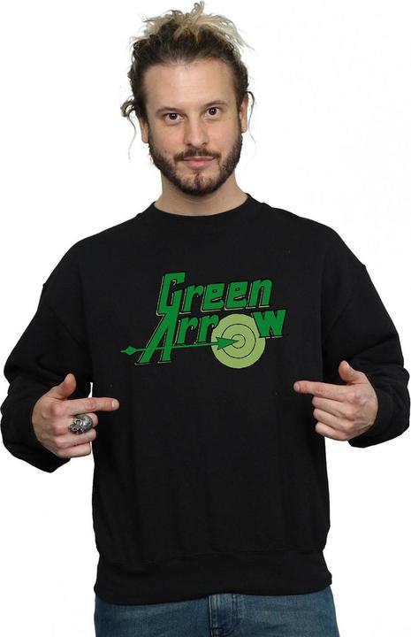 Produktbild Green Arrow Text Logo Sweatshirt (S)