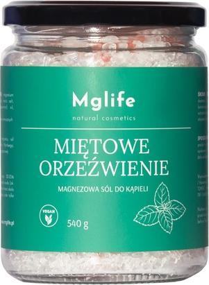 Image du produit Mglife Magnezowa sól do kąpieli Miętowe Orzeźwienie 540g