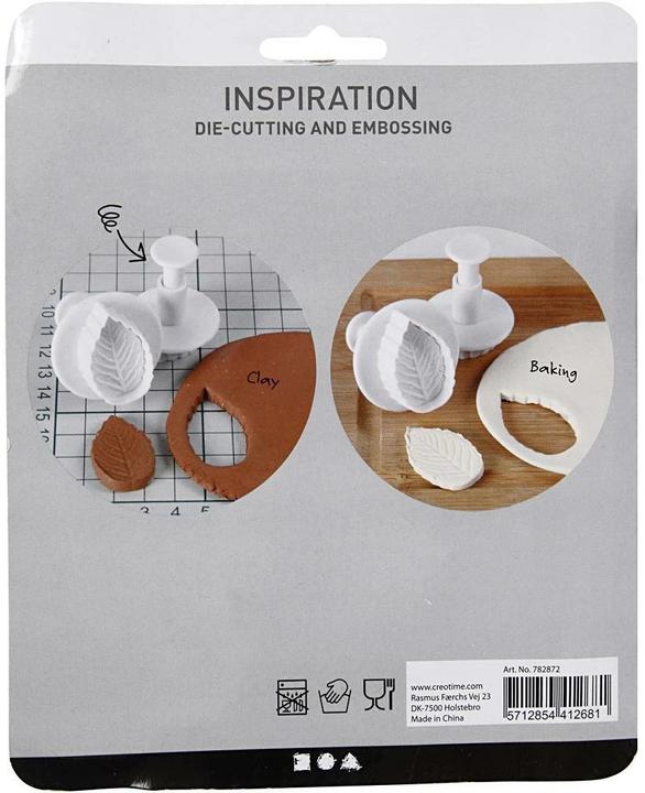 Image du produit Creativ Company emporte-pièce avec manche de timbre, ressort, 4 pièces
