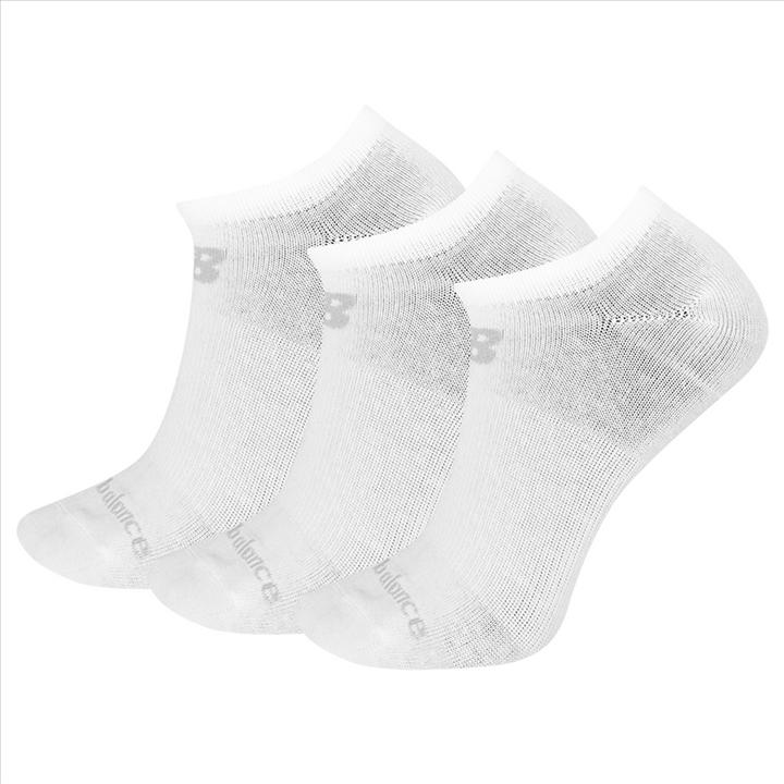 New Balance NB PF Cotton Flat Knit No Show Socks 3 Pair