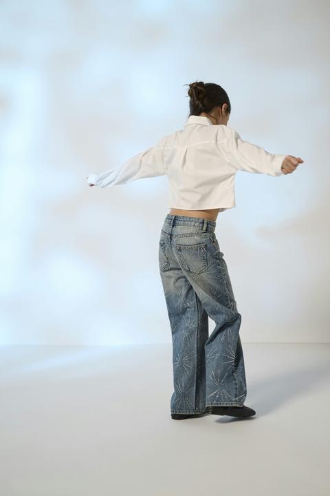 Produktbild Only KOGHOPE Weiter Beinschnitt Jeans Jeans mit weitem Bein (140)