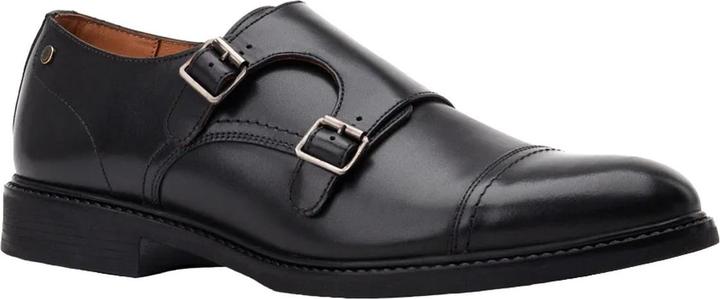 Actual product image Base London Mens Diablo Monk Leather Shoes (46)
