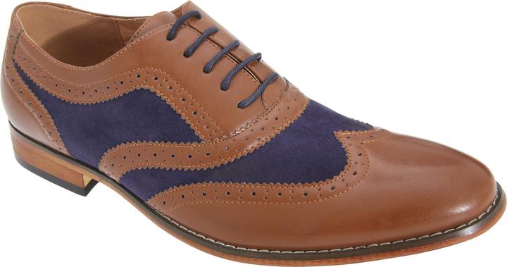 Universal Textiles Schnürschuhe mit Flügelkappe und Lochmuster