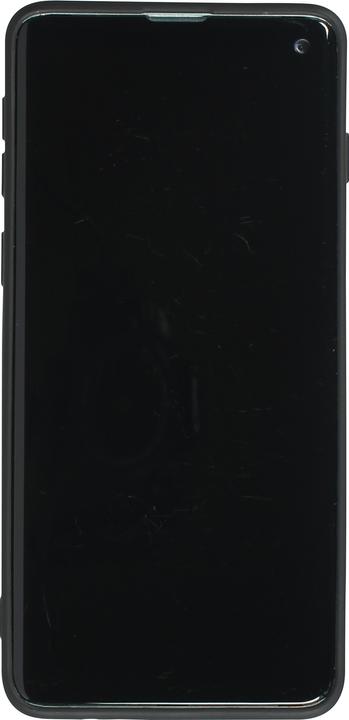 Actual product image PhoneLook Coque Silicone Mat Coeur doré (Samsung Galaxy S10)