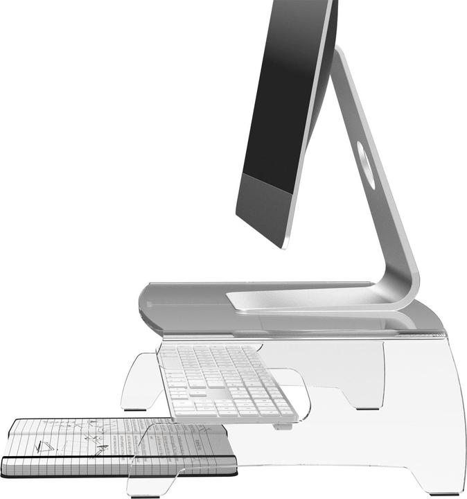 Actual product image Dataflex Notebook / LCD monitor stand - clear (Various)