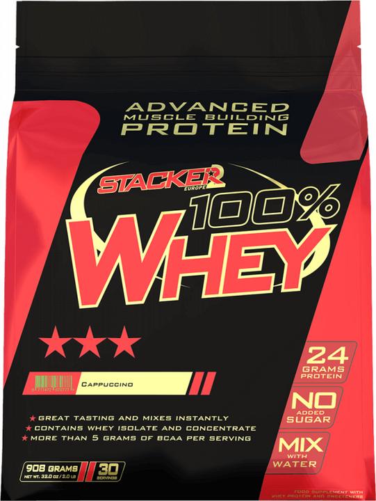 Actual product image Stackers 100% Whey (Cappuccino, 1 pcs., 908.91 g)