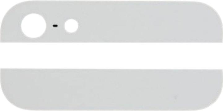 Image du produit Foxconn iPhone 5 verre céramique couverture arrière blanc (Couverture, iPhone 5)