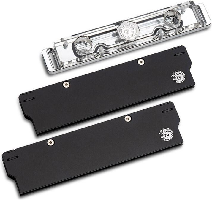 Actual product image Bitspower Memory cooler, DDR5, transparent - 2 DIMMS
