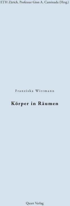 Actual product image Körper in Räumen (German, Franziska Wittmann, 2019)