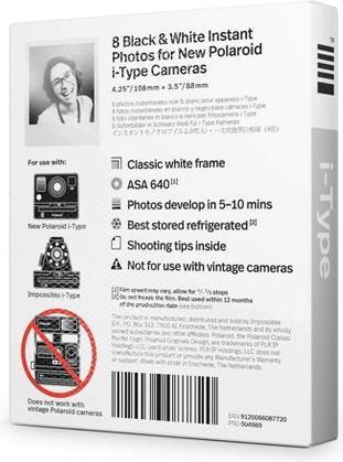 Image du produit Polaroid B&W I-type (Maintenant, OneStep+ (en anglais))