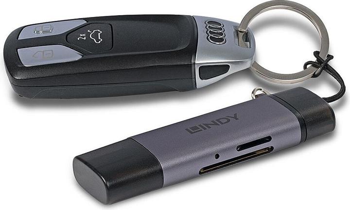 Produktbild Lindy Kartenleser (9-Polig, USB-C)