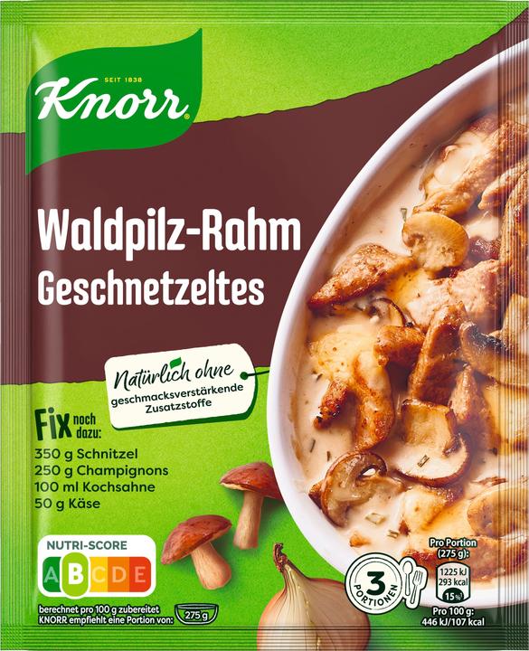 Produktbild Knorr Fix Waldpilz-Rahmgeschnetzeltes (40 g)
