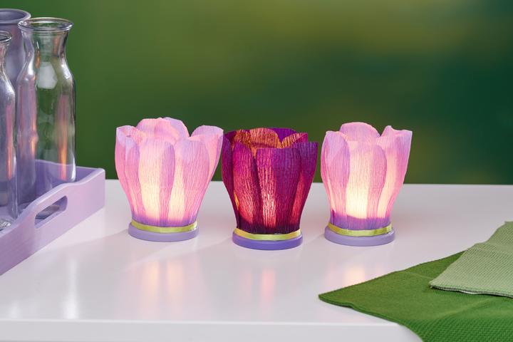 Produktbild VBS Teelichtgläser, Ø 5,1 x 6,3 cm, 4 Stück (4 x)
