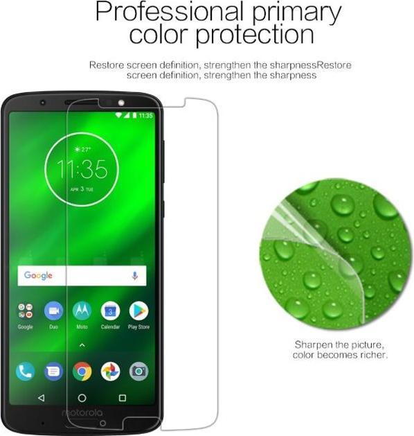Actual product image Nillkin Super Clear Series Protective Film (1 Piece, Motorola Moto G6 Plus)