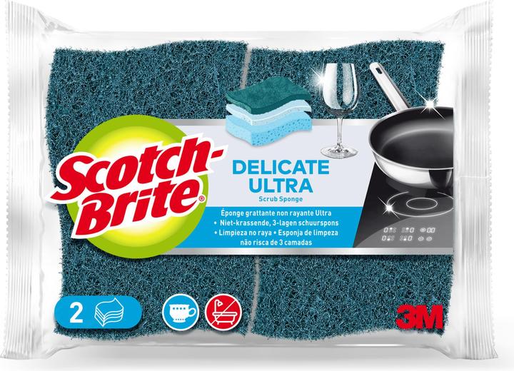 Produktbild Scotch-Brite Delicate Reinigungsschwamm (2 Stk.)