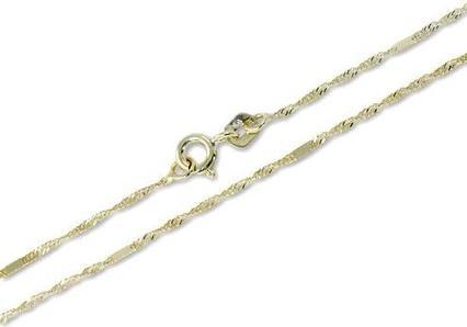 Brilio Lambada gold chain with plates 42 cm 271 115 00248