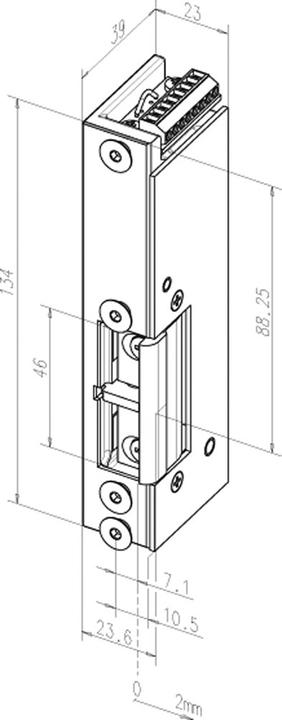 Produktbild effeff Fluchttüröffner 331 URF FaFix (Indoor)