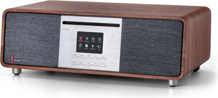 Immagine prodotto Pinell Supersound 701 - Tutto in uno digitale - Internetradio DAB+ - CD Speler - walnoot hout