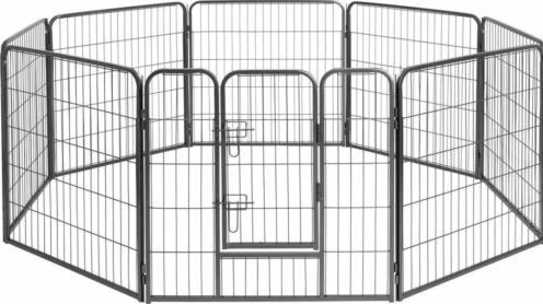Actual product image Topmast Puppy Enclosure Heavy Metal