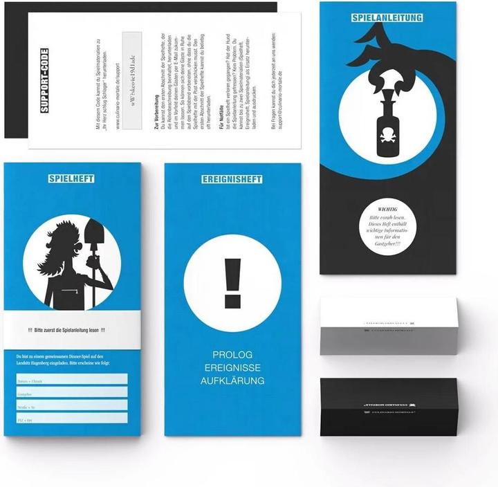 Actual product image Culinario Mortale Shadows over Hagenberg country estate - murder mystery dinner (German)