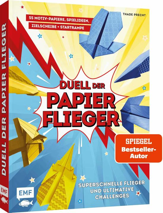 Immagine prodotto Duello di aeroplani di carta - Piega l'aeroplano più veloce e (Tedesco)