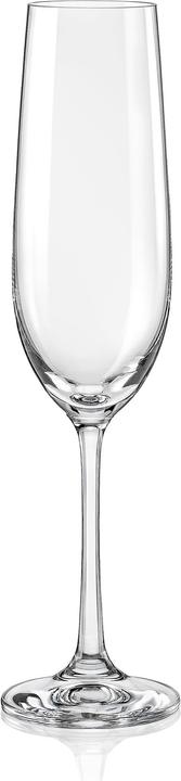 Produktbild Bohemia Crystal Champagnergläser / Flute Viola 190 ml (6er set) (19 cl, 6 Gläser, Sektgläser)