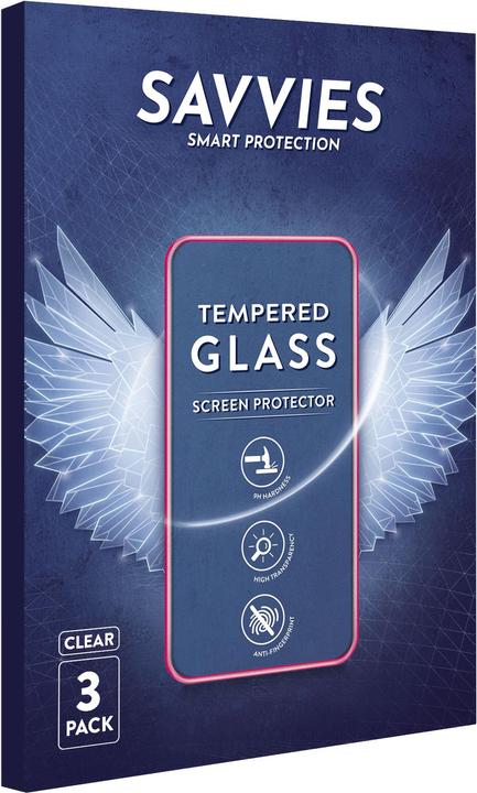 Immagine prodotto Savvies Vetro Temperato Pellicola Protettiva (3 Pezzo/i, Apple iPhone 8, Apple iPhone 7)