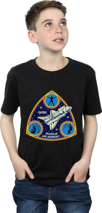 Actual product image Nasa Boys Classic Spacelab Life Science T-Shirt (152, 158)