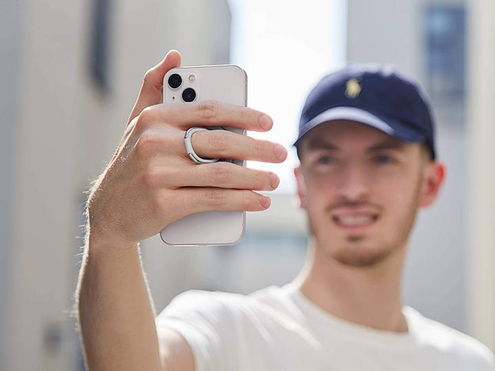 Produktbild ESR Halolock MagSafe Ringständer für das Telefon – Silber