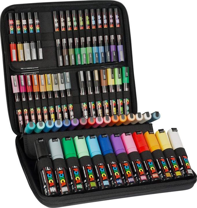 Posca Kit de marqueurs (Multicolore, 60 x)